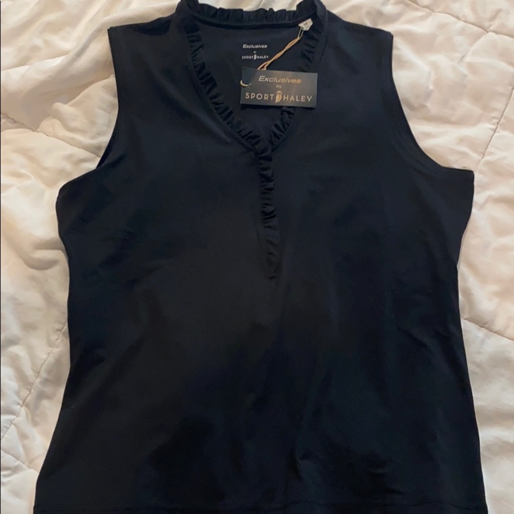 NWT- Sport Haley Sleeveless Golf Shirt - MED